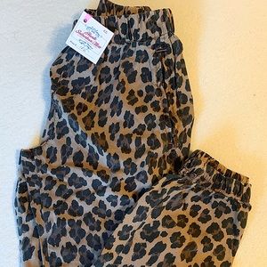 Boutique Cheetah Print Joggers
